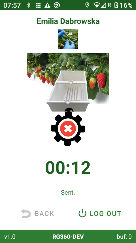 Rijsticker scannen met de GoWeb-app